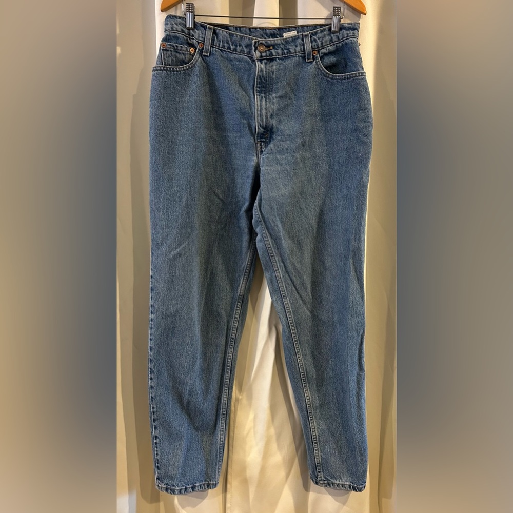 Levi's Women's 550 Mom‎ Jeans 1998 Denim High Rise Tapered Size 16